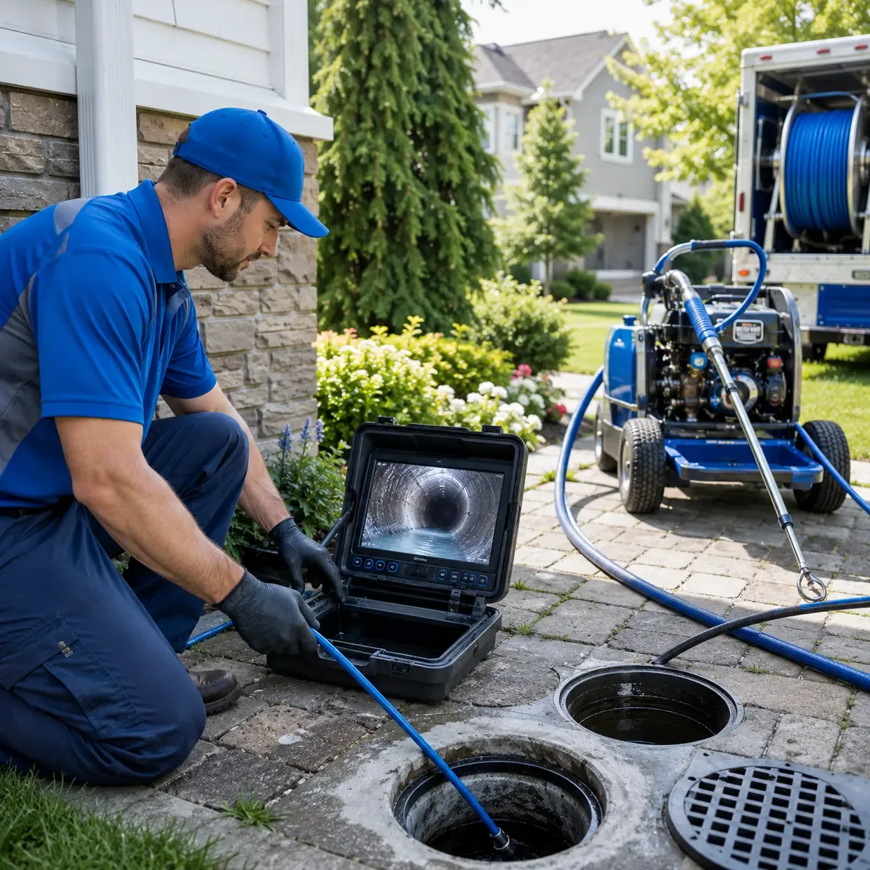 Outdoor drain cleaning professionals serving Troy, VA